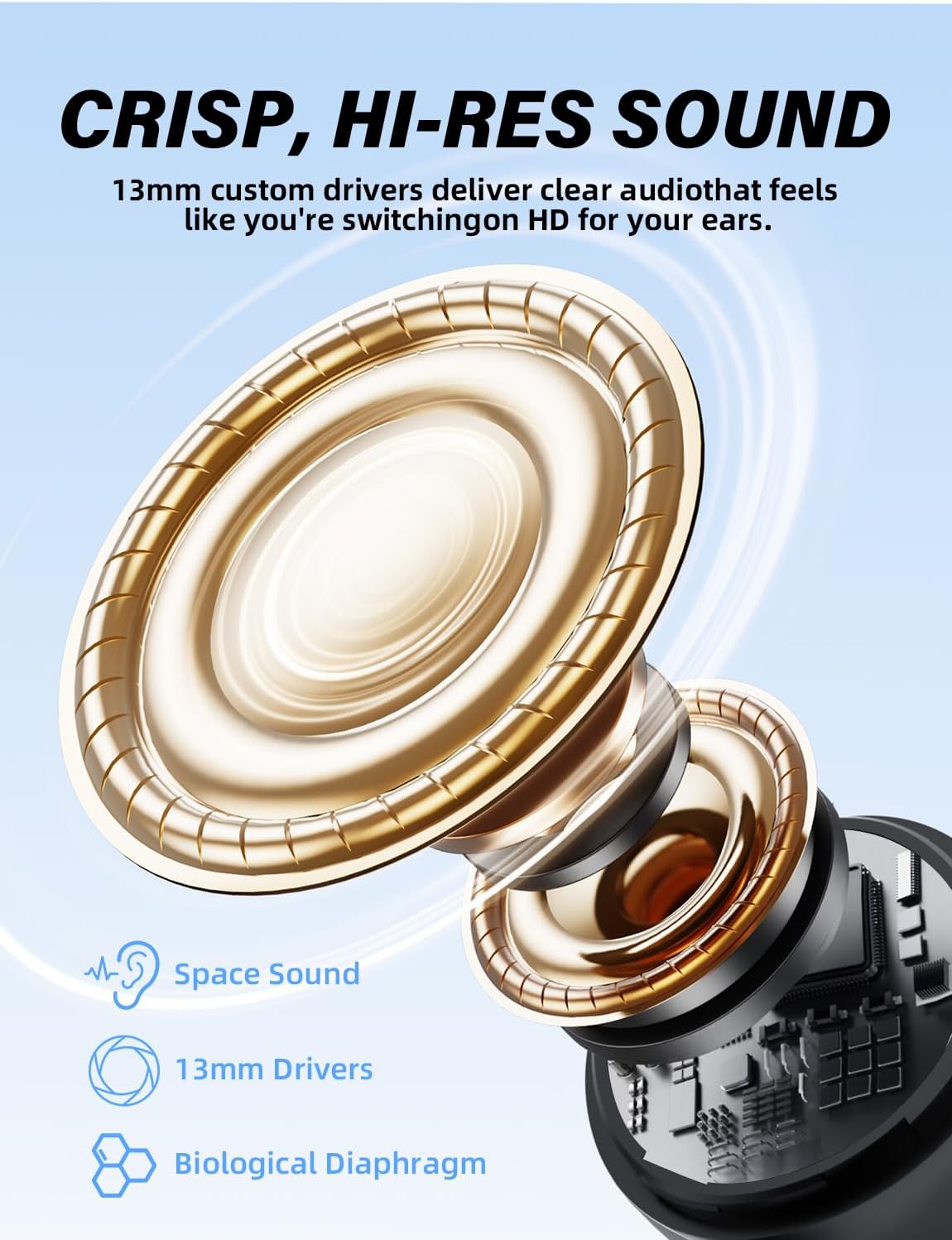 2.4G 无线游戏耳机,带 ENC 麦克风