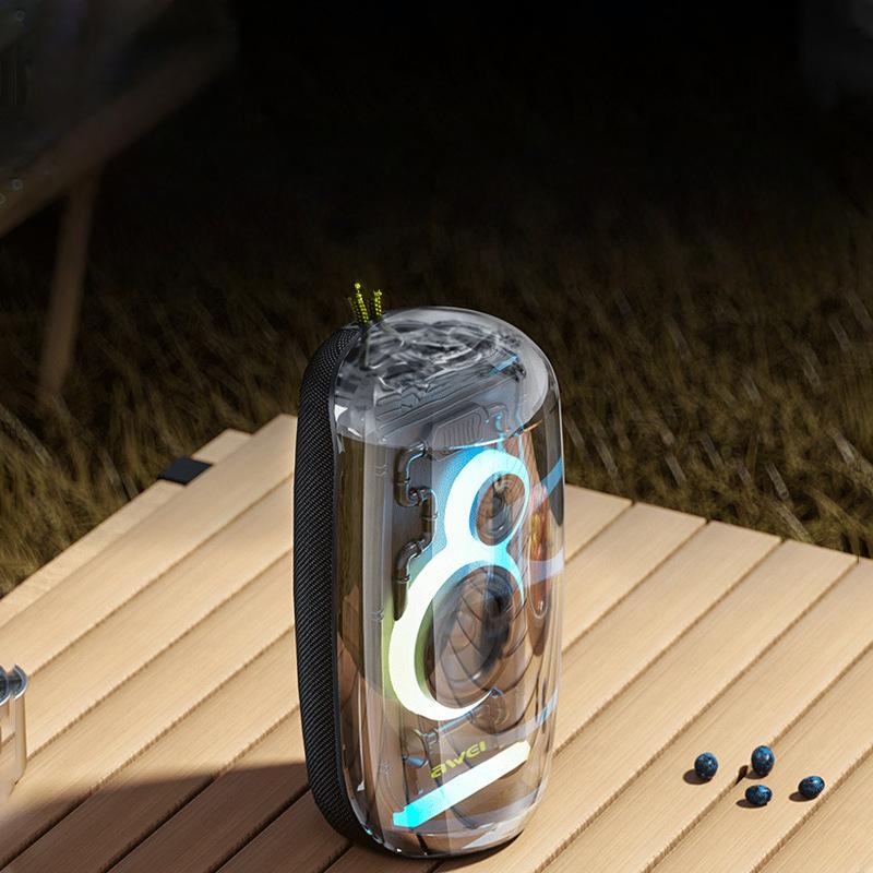 Altoparlante Bluetooth portatile wireless con luce