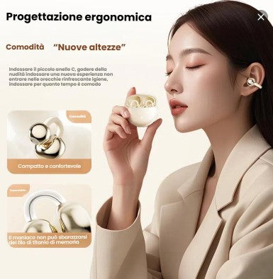 Auricolari a clip per orecchio