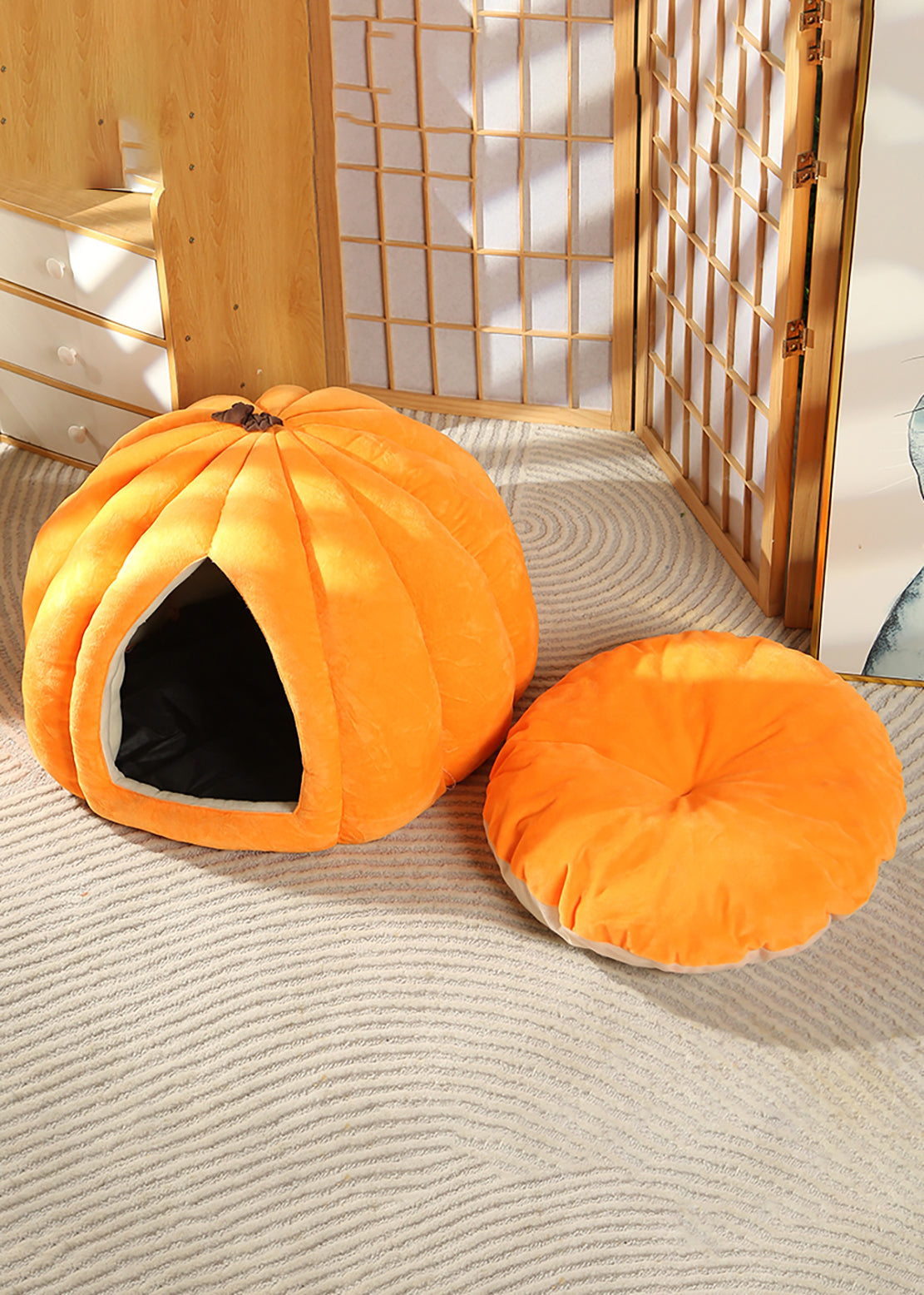 Cuccia forma zucca  53X53X43cm