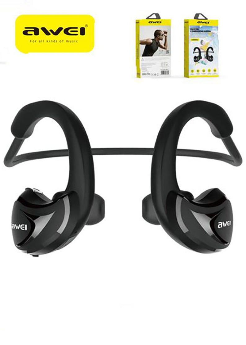 Awei 无线跑步耳机 蓝牙 5.3 开放式运动 HiFi IPX4 防水防汗 10 小时播放时间