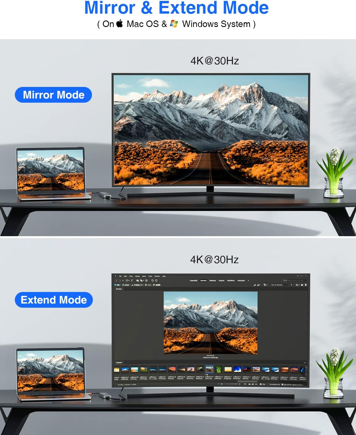 Awei Hub USB C, Docking Station, Hub TOTU 4 in 1 di Tipo C con Porta HDMI 4K