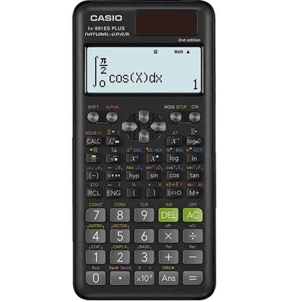 卡西欧 fx-991ES PLUS 2 科学计算器,配备 417 个函数