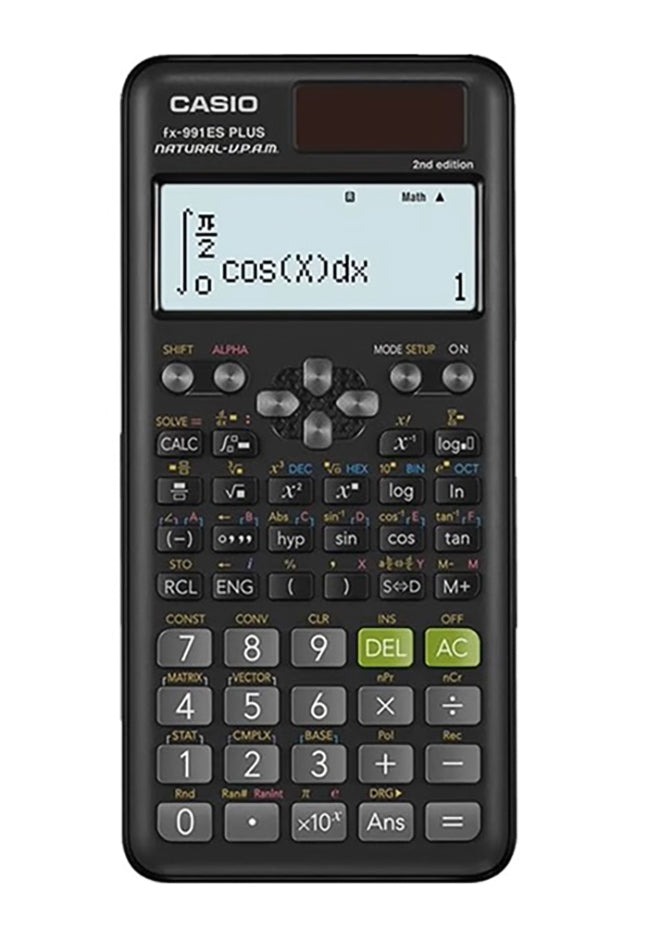 卡西欧 fx-991ES PLUS 2 科学计算器,配备 417 个函数
