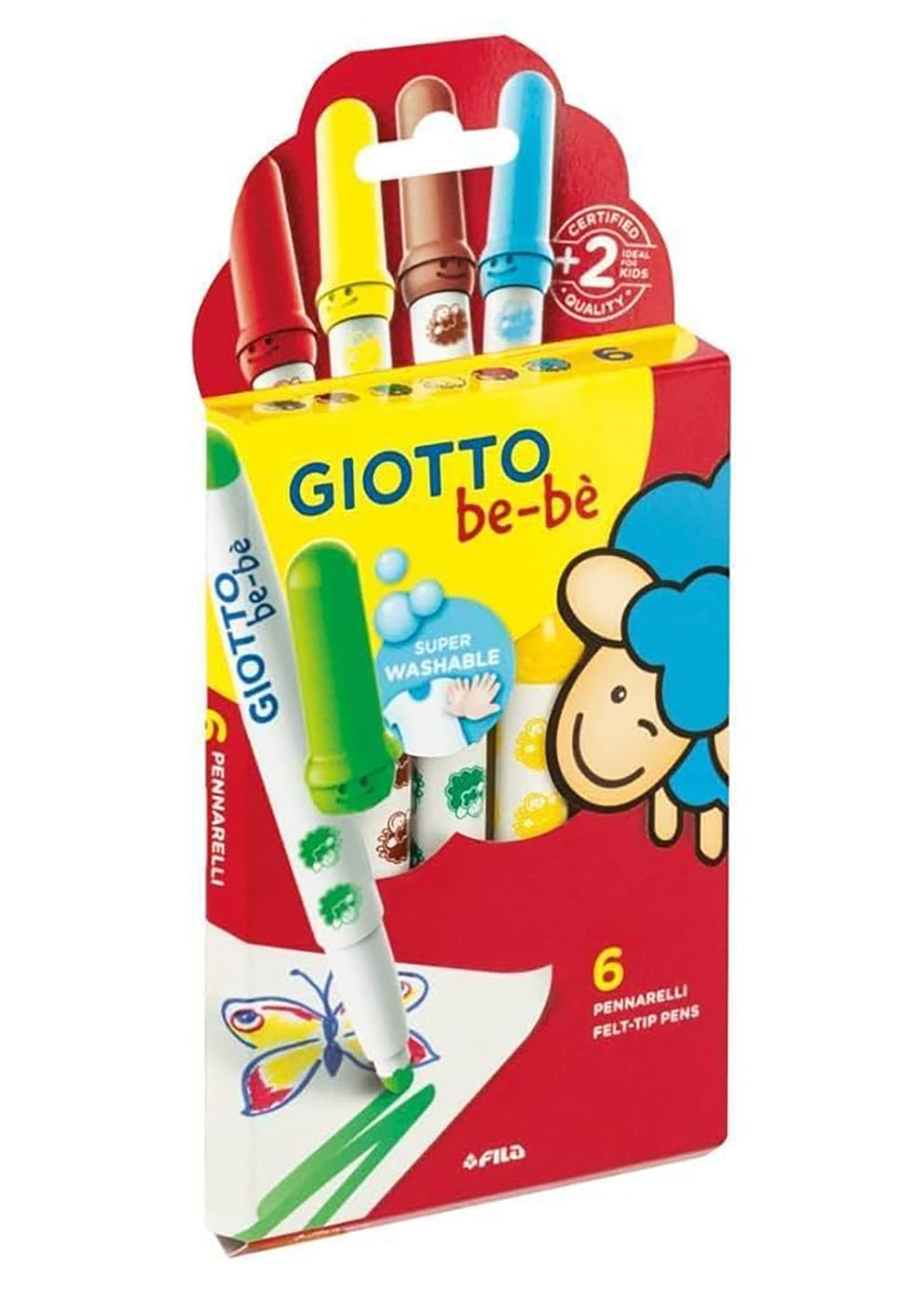 Pennarello giotto bebe da 6 pz
