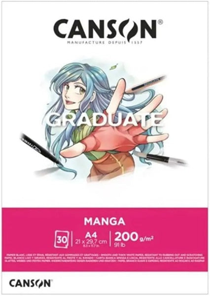 Blocco Canson Graduate manga A4 30 fg. 200 g/m_