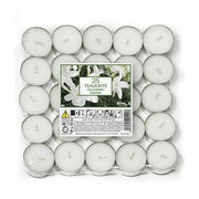 25 scented tealight candles - jasmine