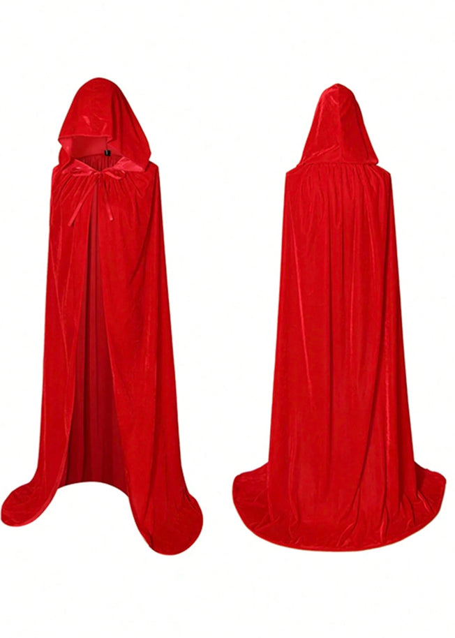 mantello halloween rosso 130-155cm