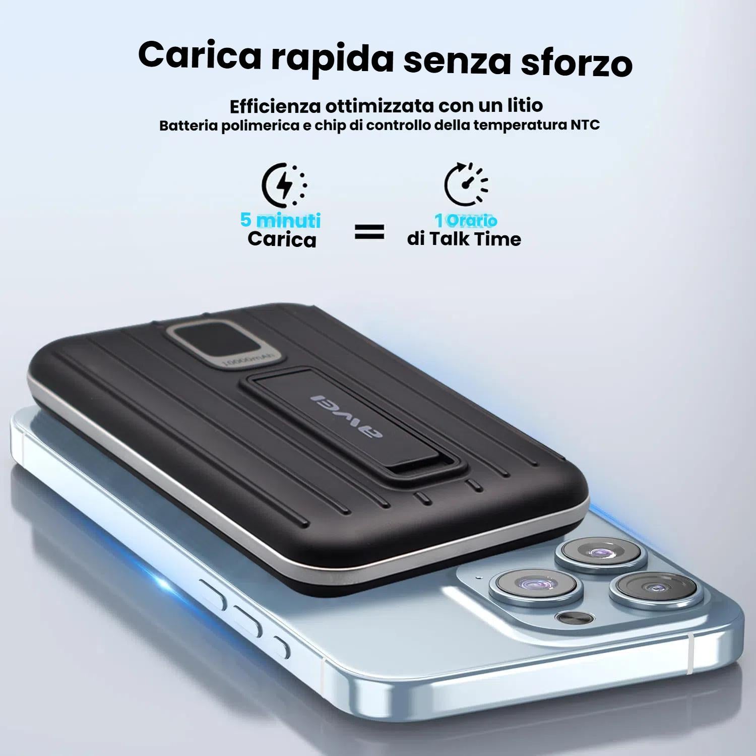 Awei 10000mAh磁吸移动电源