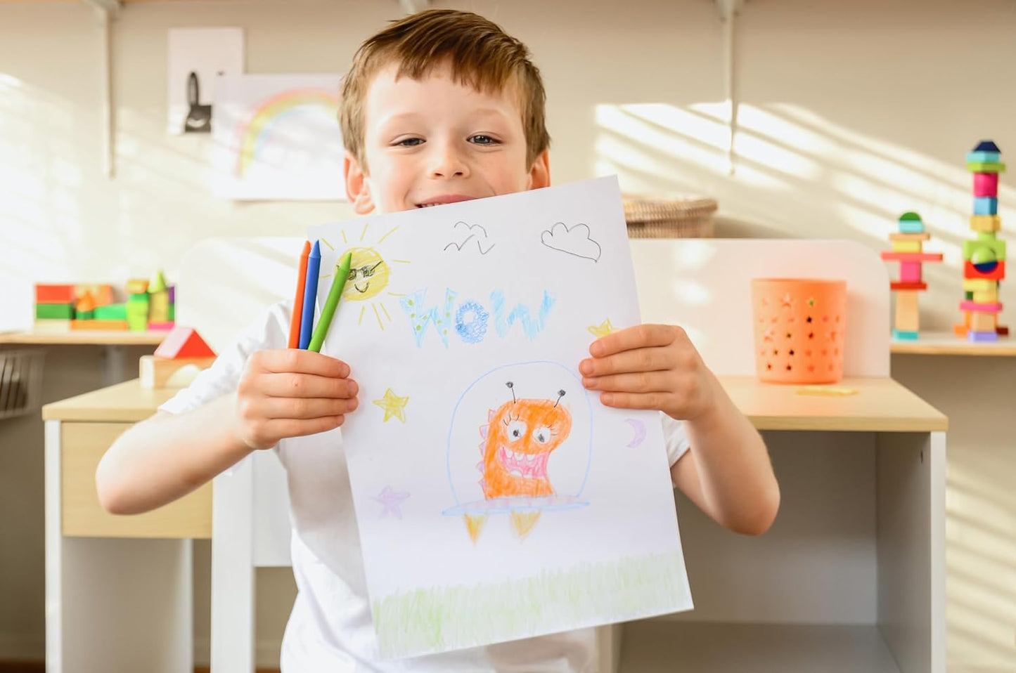 Confezione 24 pastelli a cera bic kids
