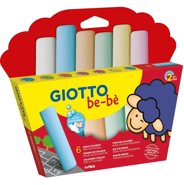 Set giotto bebe supergessetti da 6pz