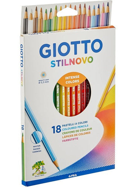 Giotto Stilnovo 蜡笔 18 色