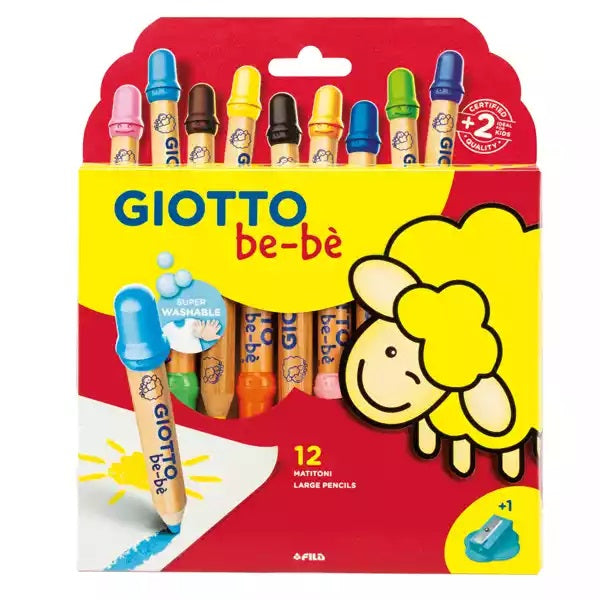 Giotto Baby 12色蜡笔