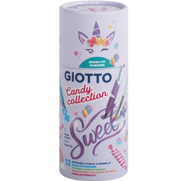 Pennarelli candy collectiTubo 12 pz colori ass.