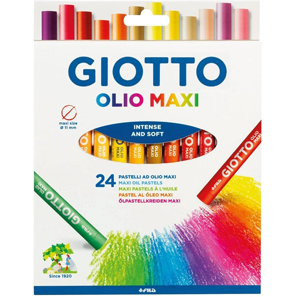 Pastello giotto scattola 24 colori
