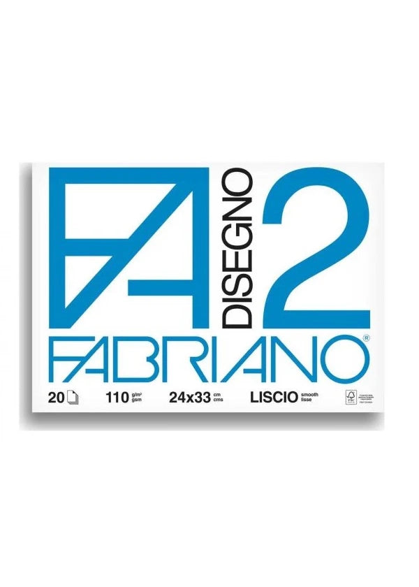 Blocco fabriano 1516 - f2 24X33 fg.20 squadrato