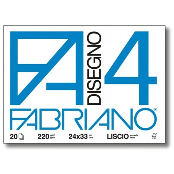 Blocco fabriano  597 - f4 24X33 fg.20 liscio