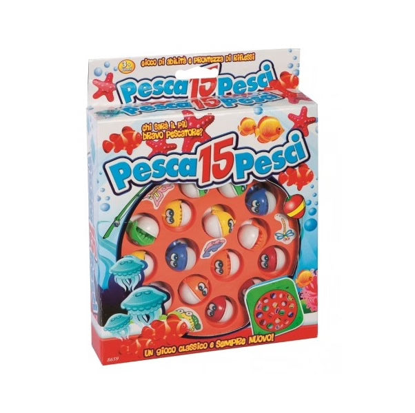 Gioco pesca 15 pesci