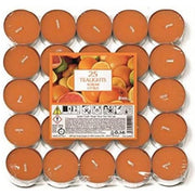 25 scented tealight candles - citrus