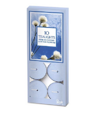 阿拉丁 4 小时茶蜡烛,10 支,棉花香味