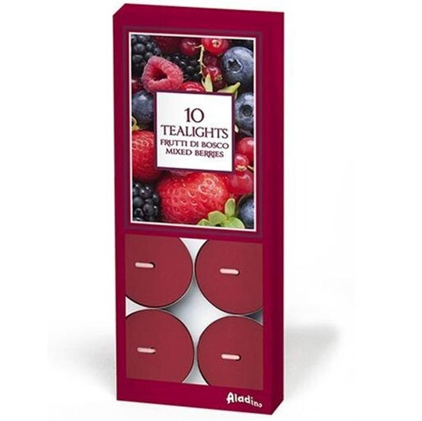 阿拉丁 lumelle 茶灯 4 小时香味 10 件 - 浆果