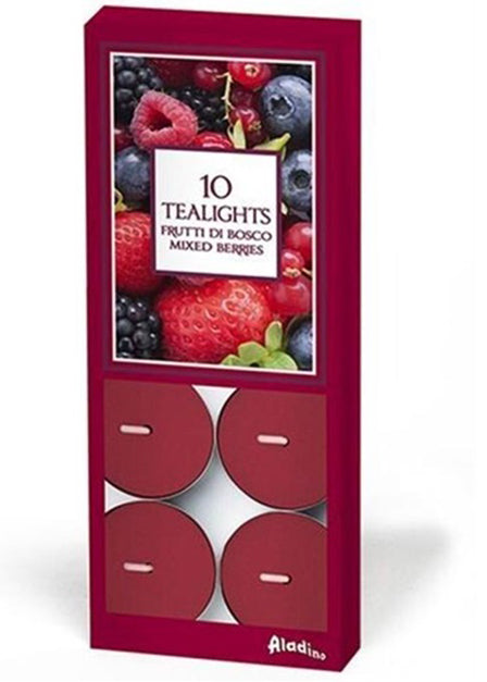 阿拉丁 lumelle 茶灯 4 小时香味 10 件 - 浆果