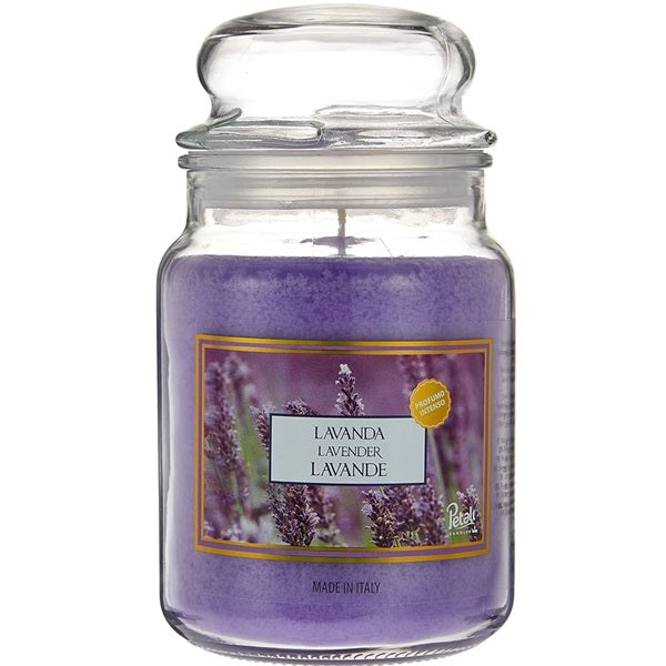 花瓣香薰蜡烛(大号糖罐装)100小时 - 薰衣草