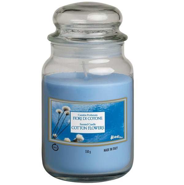 花瓣香薰蜡烛,大糖罐,100小时 - 棉花