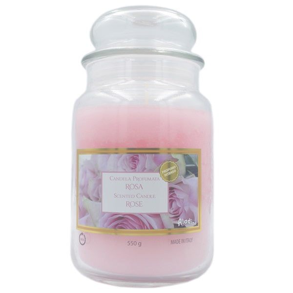 花瓣香薰蜡烛,大糖罐,100小时 - 粉色