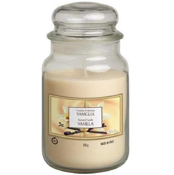 花瓣香薰蜡烛,大糖罐装,100小时 - 香草