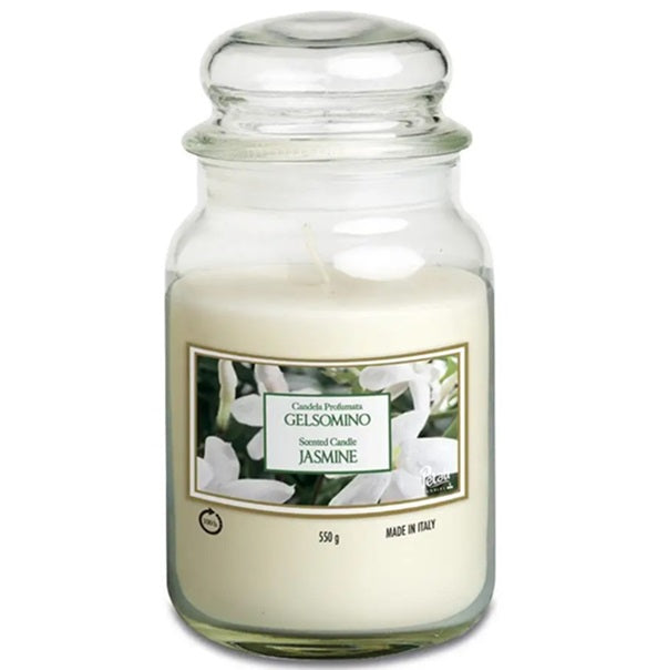 花瓣香薰蜡烛,大糖罐,100小时 - 茉莉花