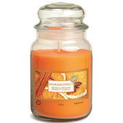 花瓣香薰蜡烛,大糖罐,100 小时 - 橙子和肉桂