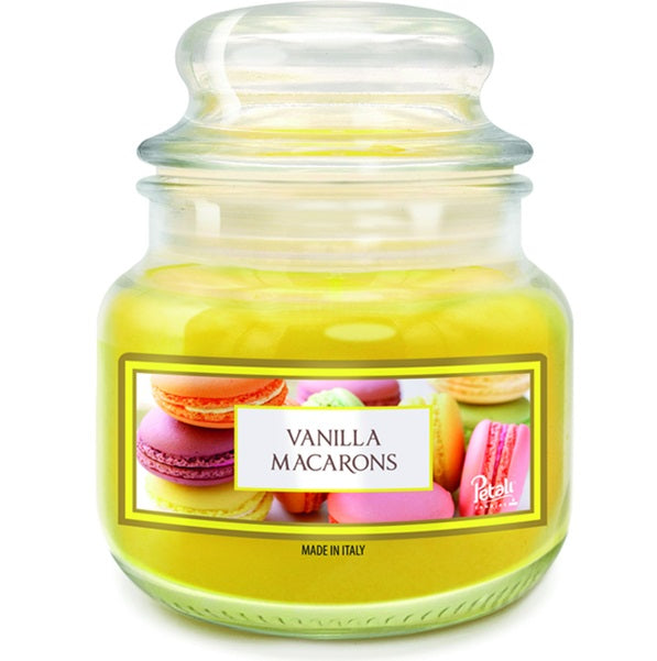 花瓣香氛蜡烛25小时小糖罐-香草马卡龙