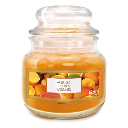 花瓣香薰蜡烛25小时小糖罐-柑橘