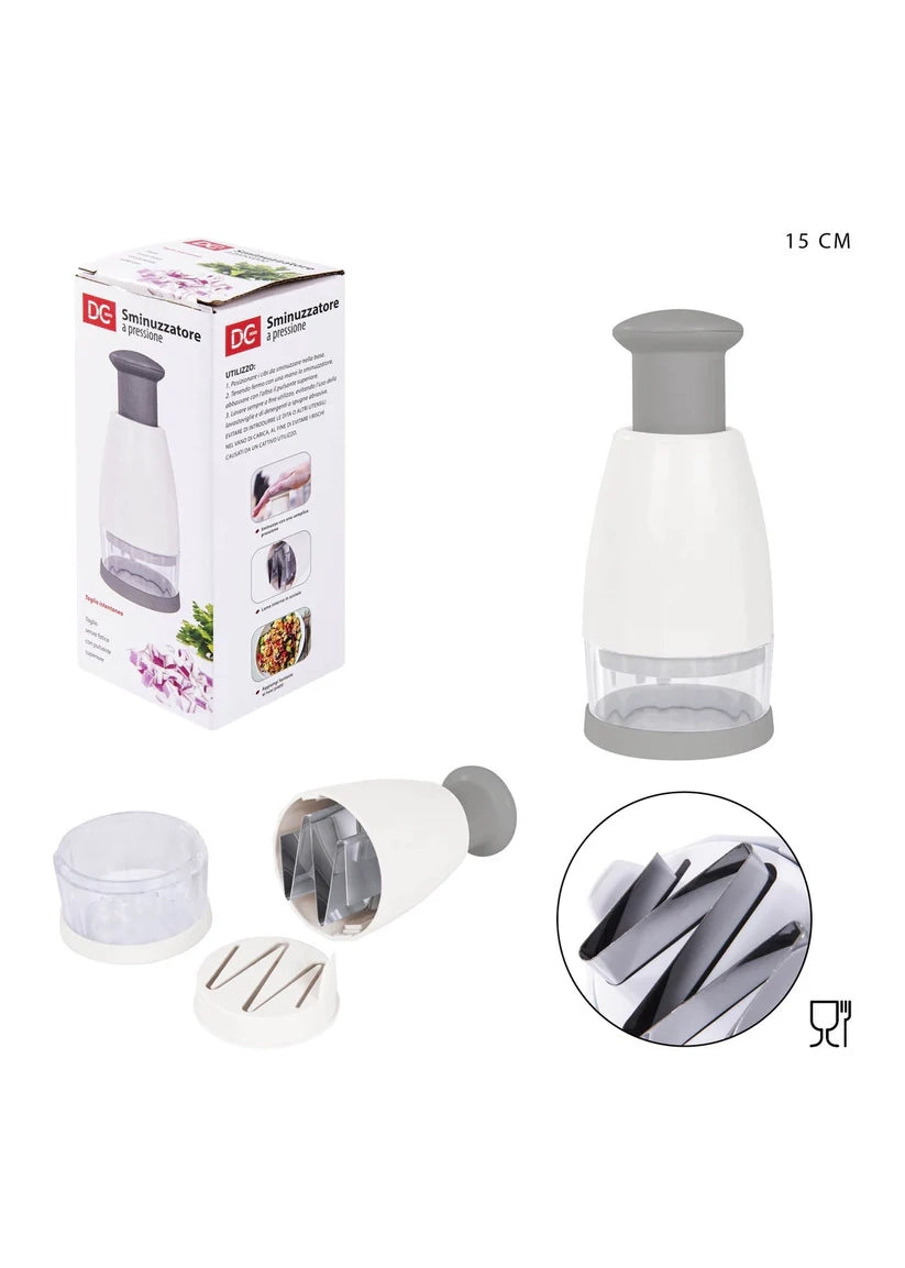 Dc - Tritacipolla L/Acciaio D.6.9X15Cm