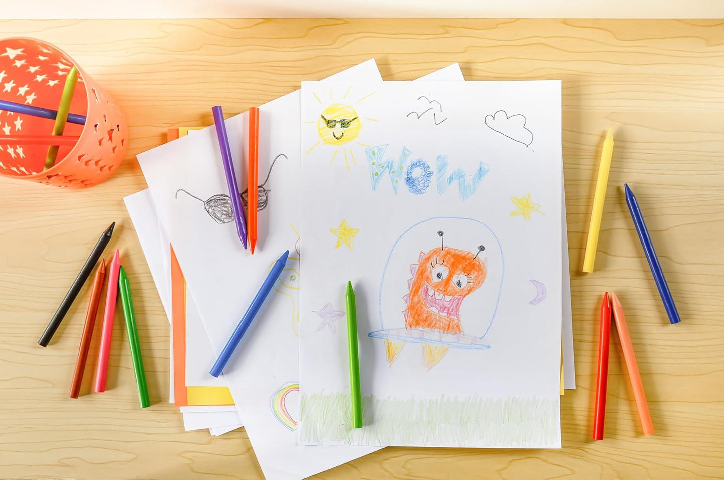Confezione 24 pastelli a cera bic kids