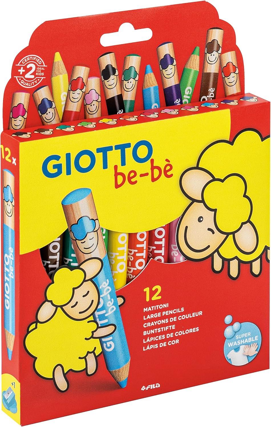 Pastellone giotto bebe 12 colori