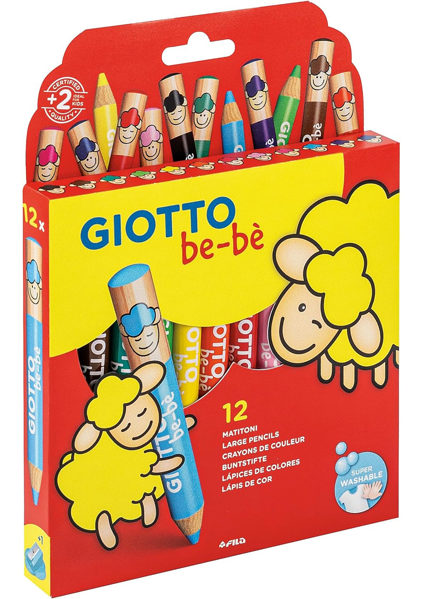 Pastellone giotto bebe 12 colori