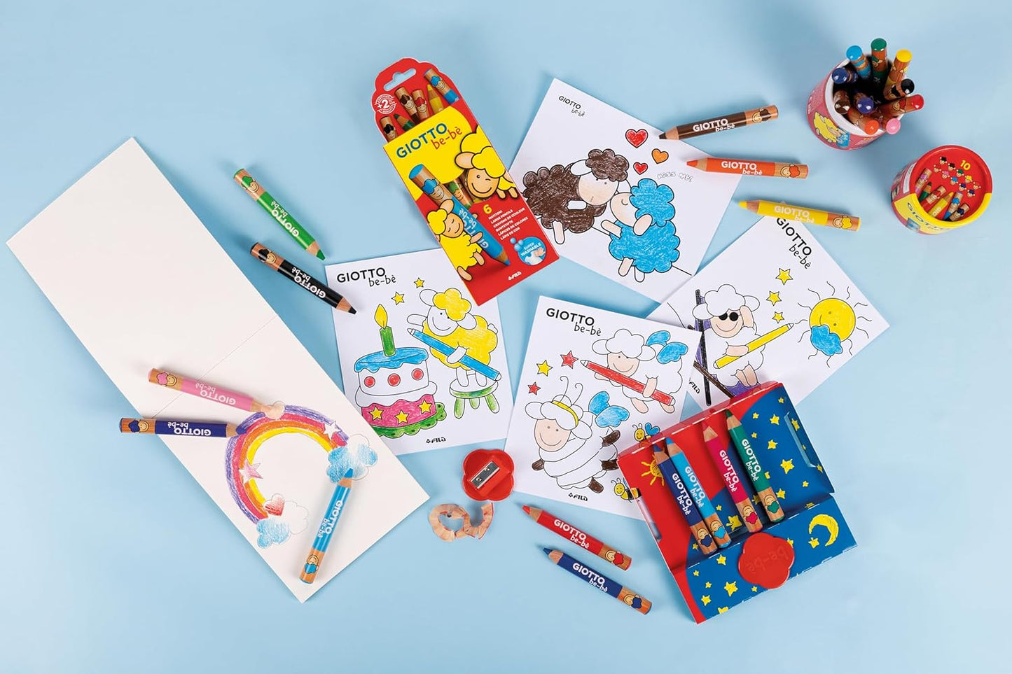 Pastellone giotto bebe 12 colori
