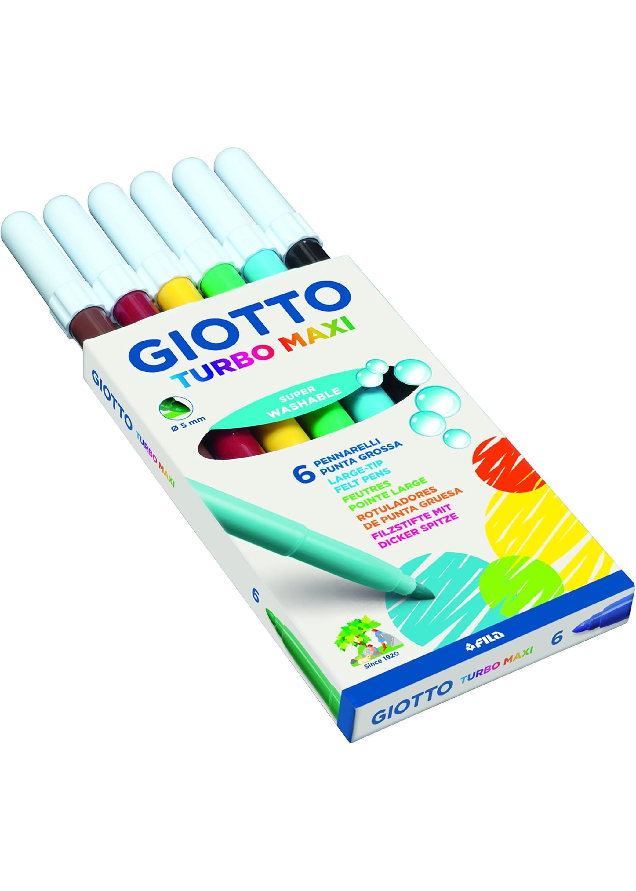 Turbo Maxi 马克笔盒(6 色)