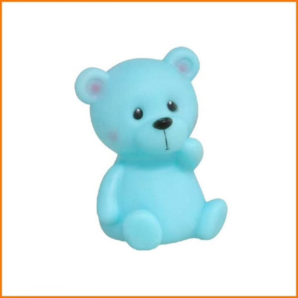Teddy light blue bedroom lamp