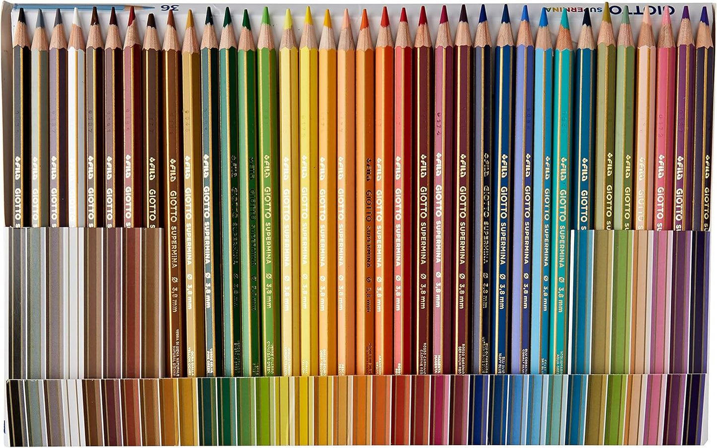 Pastello giotto supermina scattola 36 colori