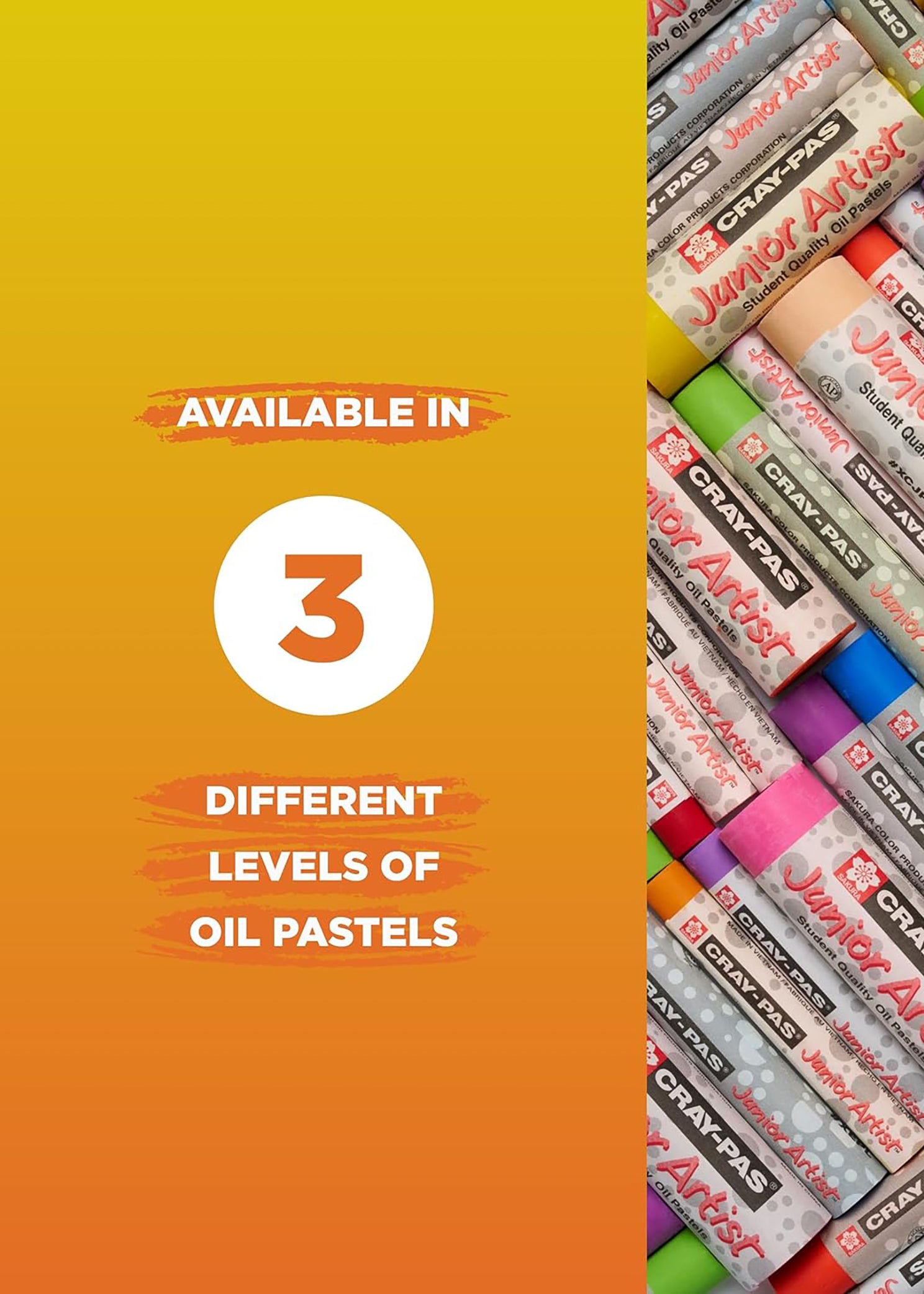 油画棒蜡笔 25 色一盒