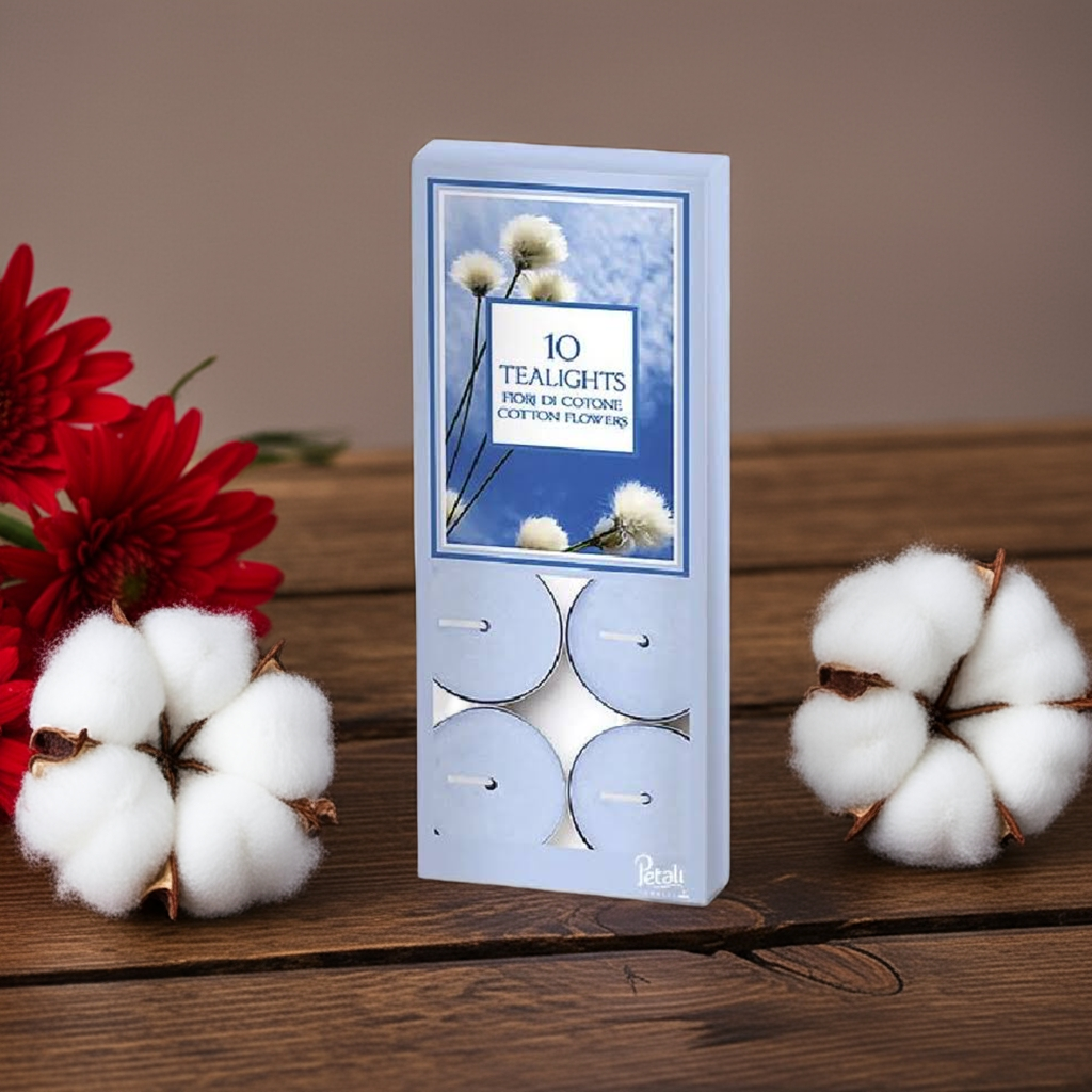 Aladino lumelle tealight 4h fragranza pz. 10 - fiori di cotone