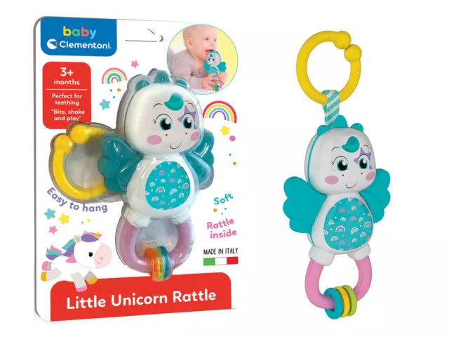 Rattles teething unicorn