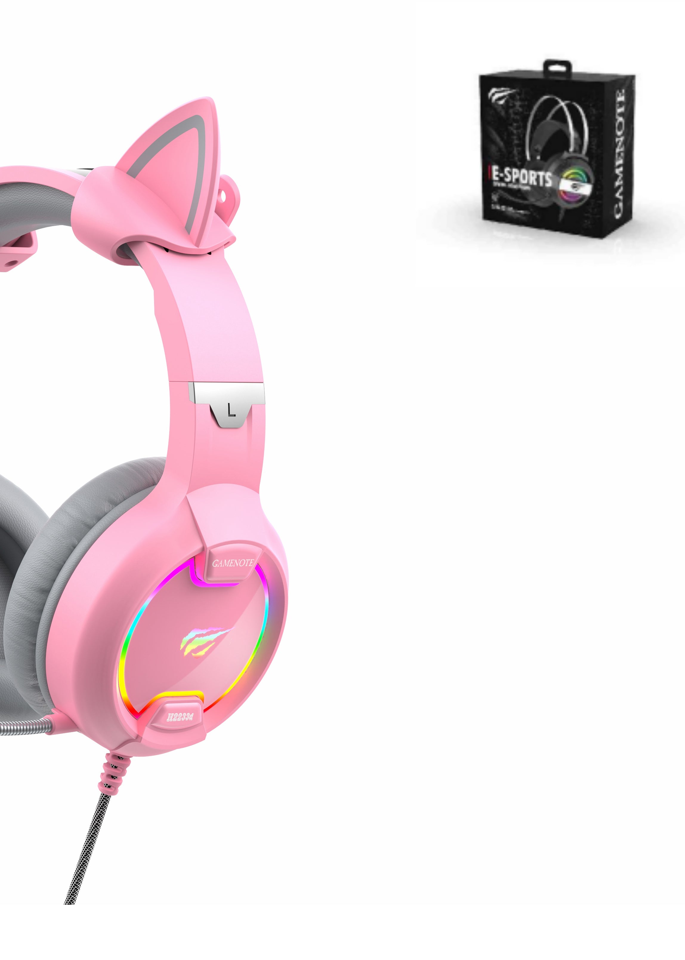 Havit cuffie gaming con orecchie da gatti