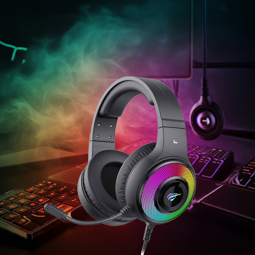 Havit cuffie gaming con rgb e controllo volume