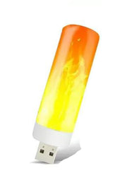 Luce notturna effetto fuoco caldo