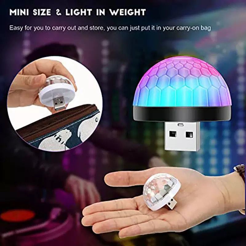 Mini luce discoteca usb