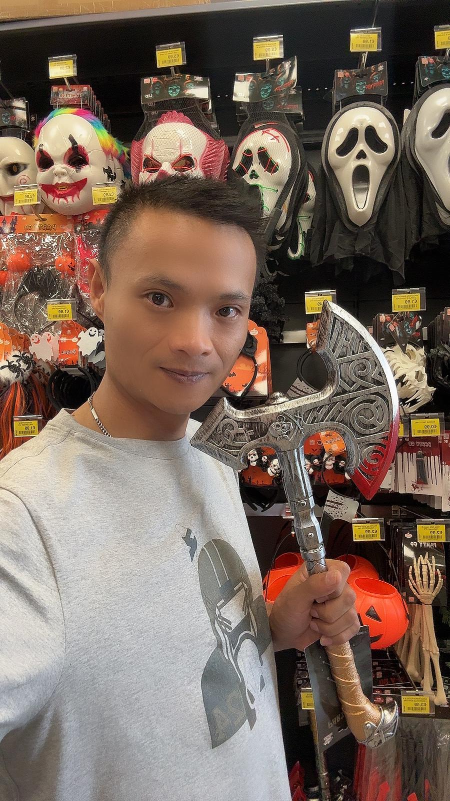 Ascia di plastica halloween Party